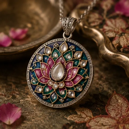 Lotus Meena Pendant